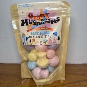 Groovy Mushroom Bath Bombs 10count 5.25oz 1 Package NEW